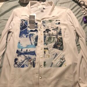 Joseph ribhoff silk shirt